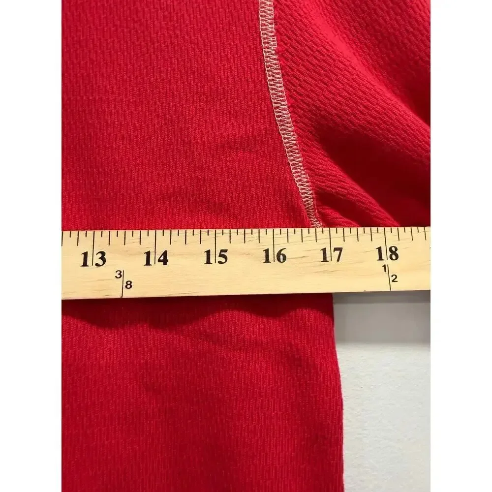 J.Crew Waffle Union Thermal Suit One Piece Button Front Persian Red NWOT XS